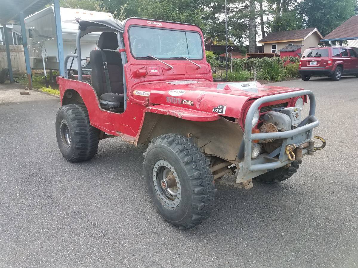 1952 Jeep Willys CJ3A, TPI 350, NV4500, Locked D44s, 8274 - BuiltRigs