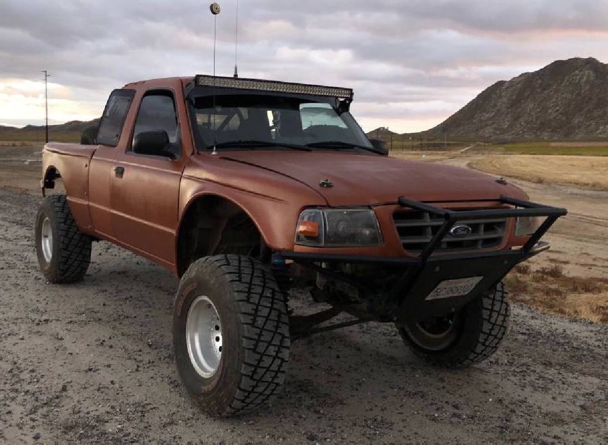 1993 Ford Ranger XLT Prerunner, Kings, 8.8, bed cage - BuiltRigs